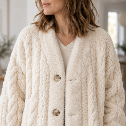 Manteau effet fourrure Antoinette