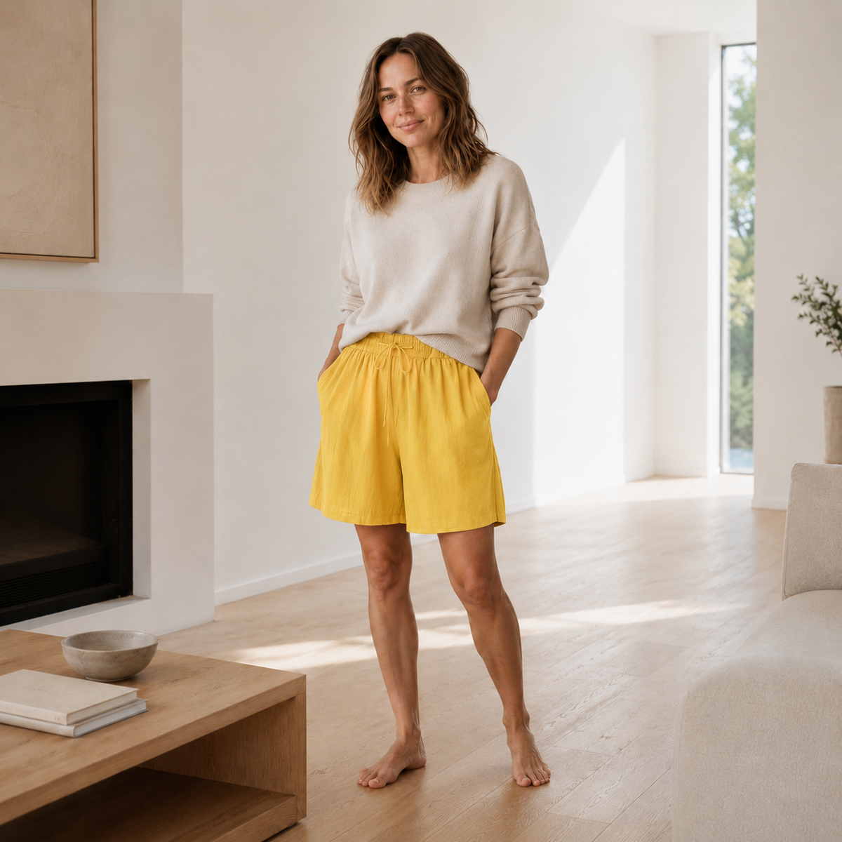 Bermuda Lola – Ample avec ceinture haute