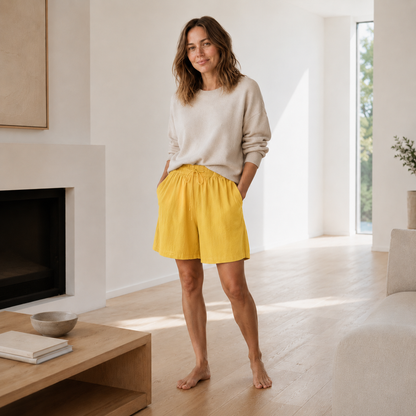 Bermuda Lola – Ample avec ceinture haute