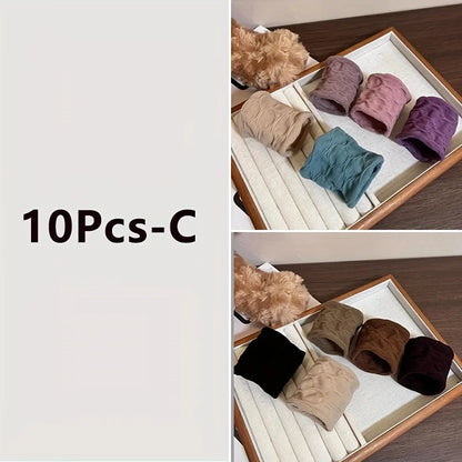 Set de chouchous en velours Merle – Maintien tout en douceur, sans marque