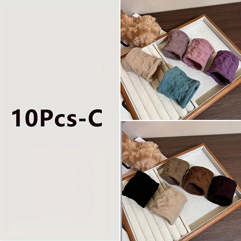 Set de chouchous en velours Merle – Maintien tout en douceur, sans marque