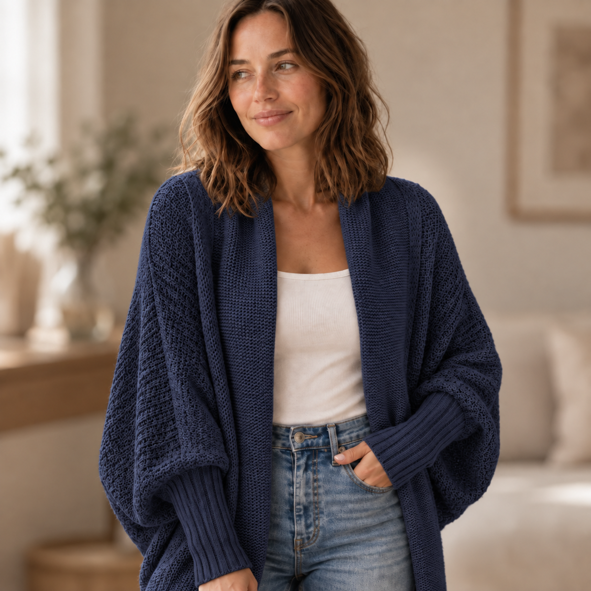 Gilet manches chauve-souris Anaïs