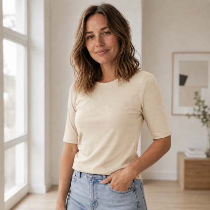 T-shirt basique Edda – Ajusté & doux