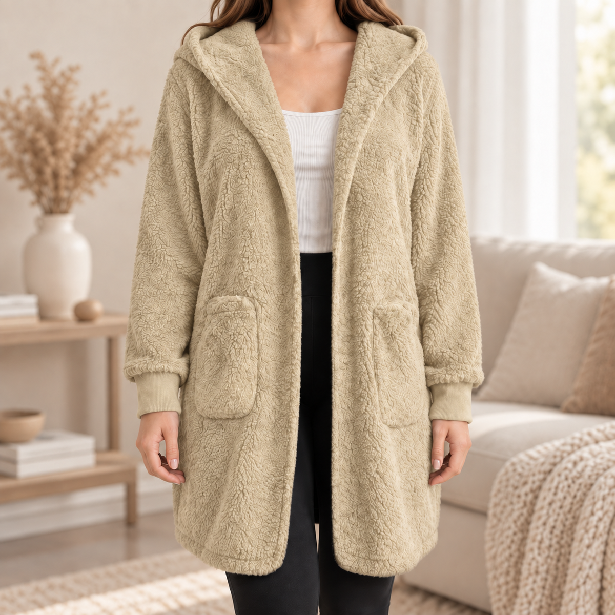 Gilet à capuche Isaure