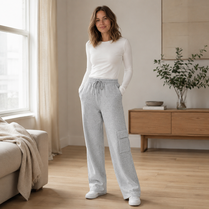 Pantalon cargo thermique Thea – Doublé & douillet