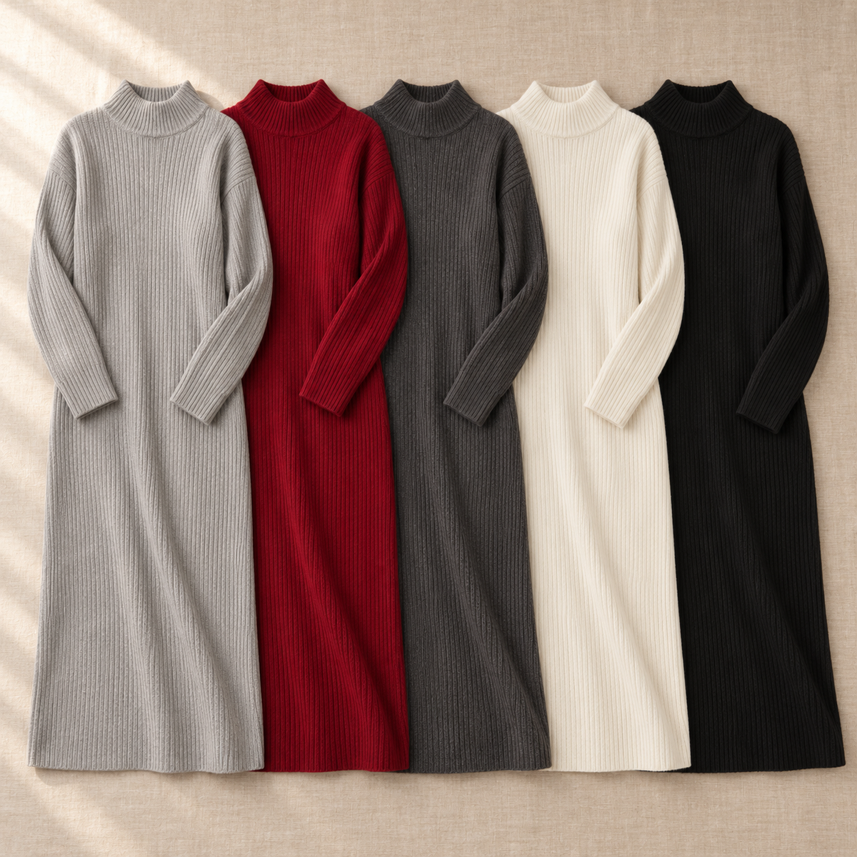 Robe pull longue Camille