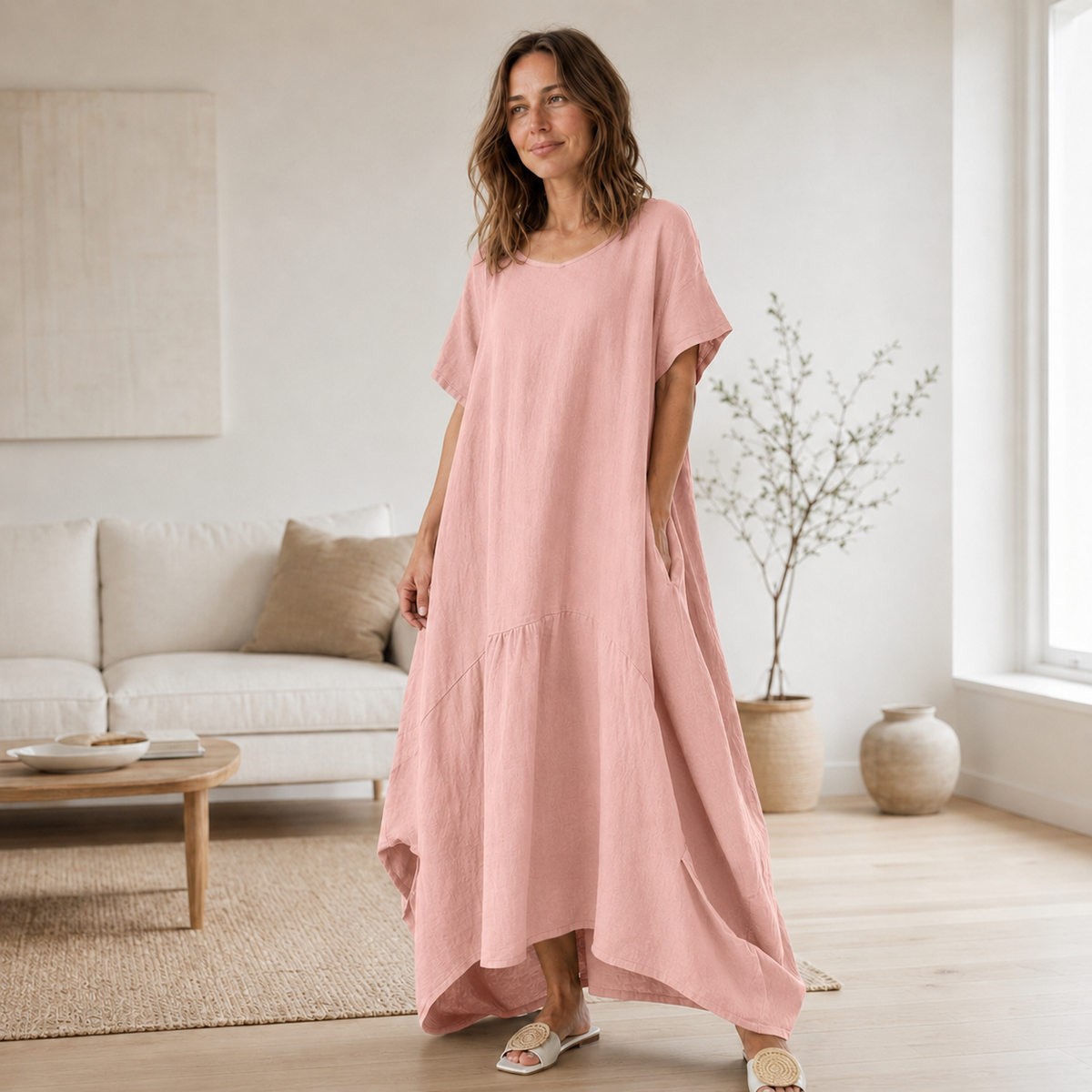 Robe longue oversize Liv – Décontractée & longue