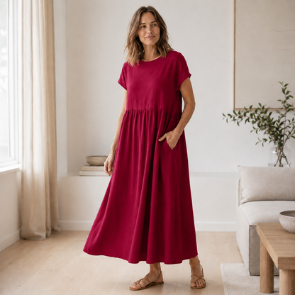 Robe d'été Annika – A-ligne ample avec poches