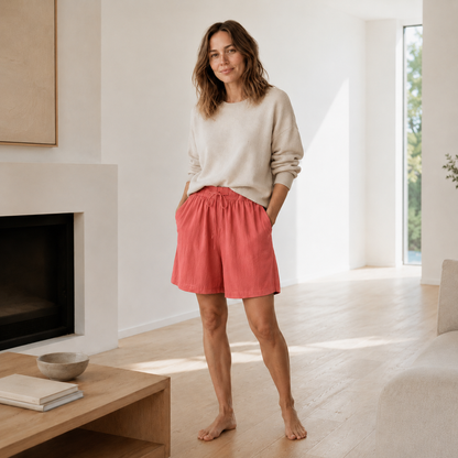 Bermuda Lola – Ample avec ceinture haute