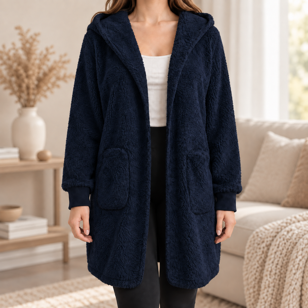 Gilet à capuche Isaure