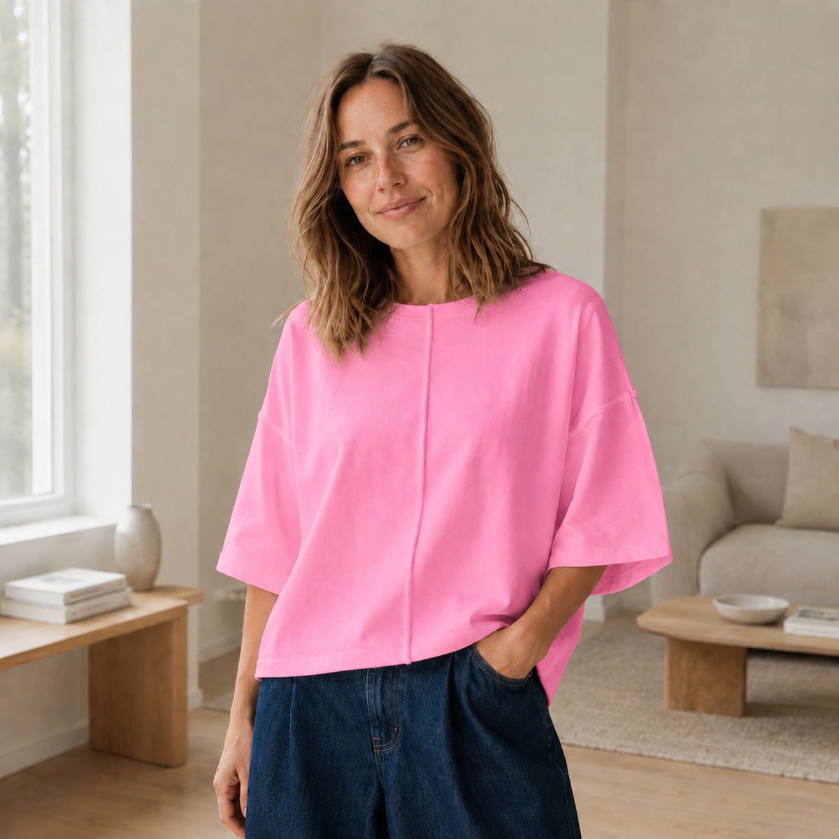 T-shirt boxy Maren – Décontracté oversize & doux