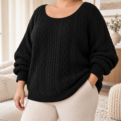 Pull en grosse maille Garance