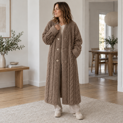 Manteau effet fourrure Antoinette
