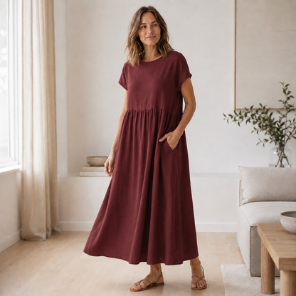 Robe d'été Annika – A-ligne ample avec poches
