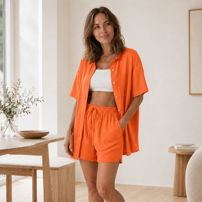 Ensemble Loungewear Nea – Chemise oversize & Short