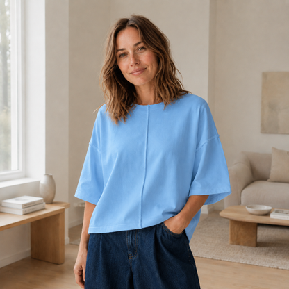T-shirt boxy Maren – Décontracté oversize & doux
