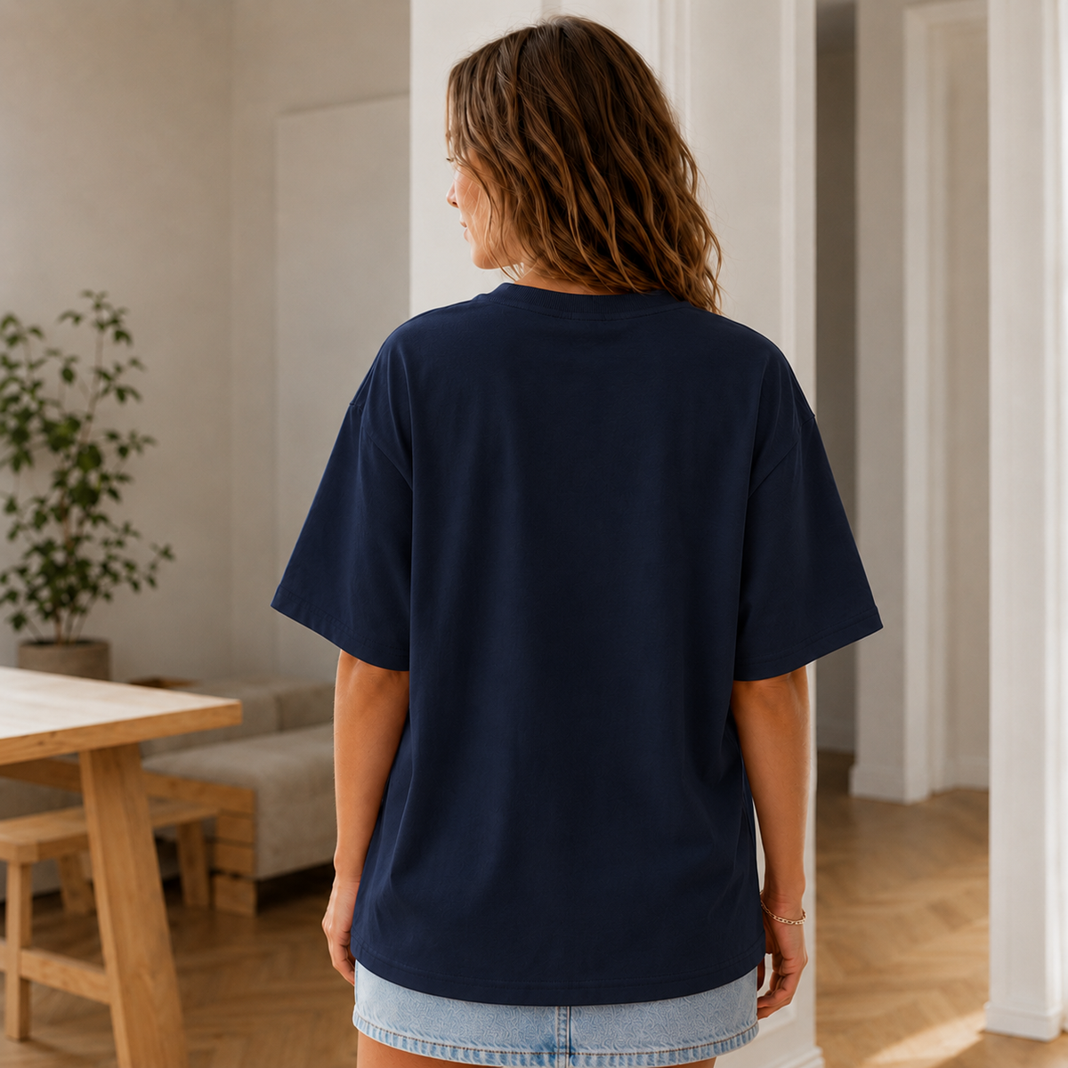 T-shirt oversize Sina – Coton pur, coupe ample