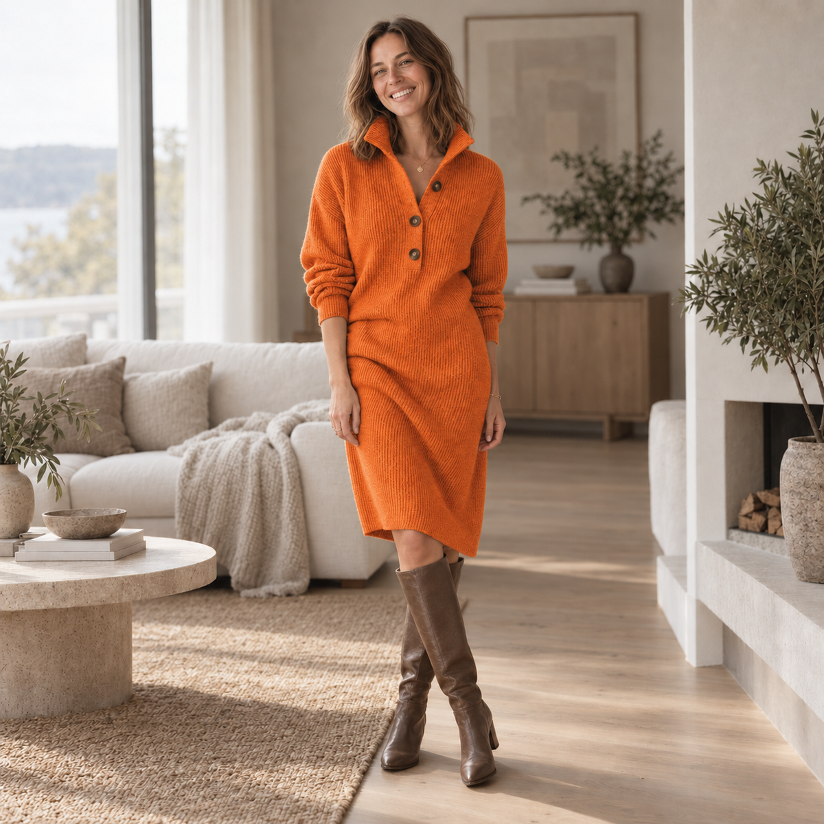 Robe en maille Clémence