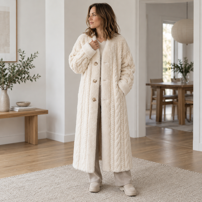 Manteau effet fourrure Antoinette
