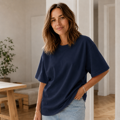 T-shirt oversize Sina – Coton pur, coupe ample