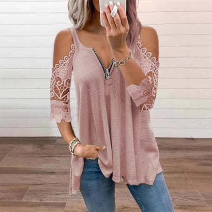 Top en Dentelle Amelie – Coquet et Élégant pour Toute Occasion